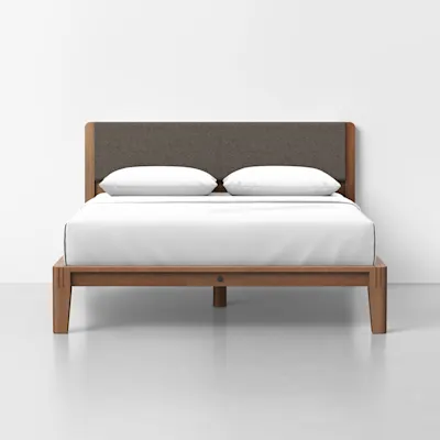 Queen / Heathered Mocha / Walnut