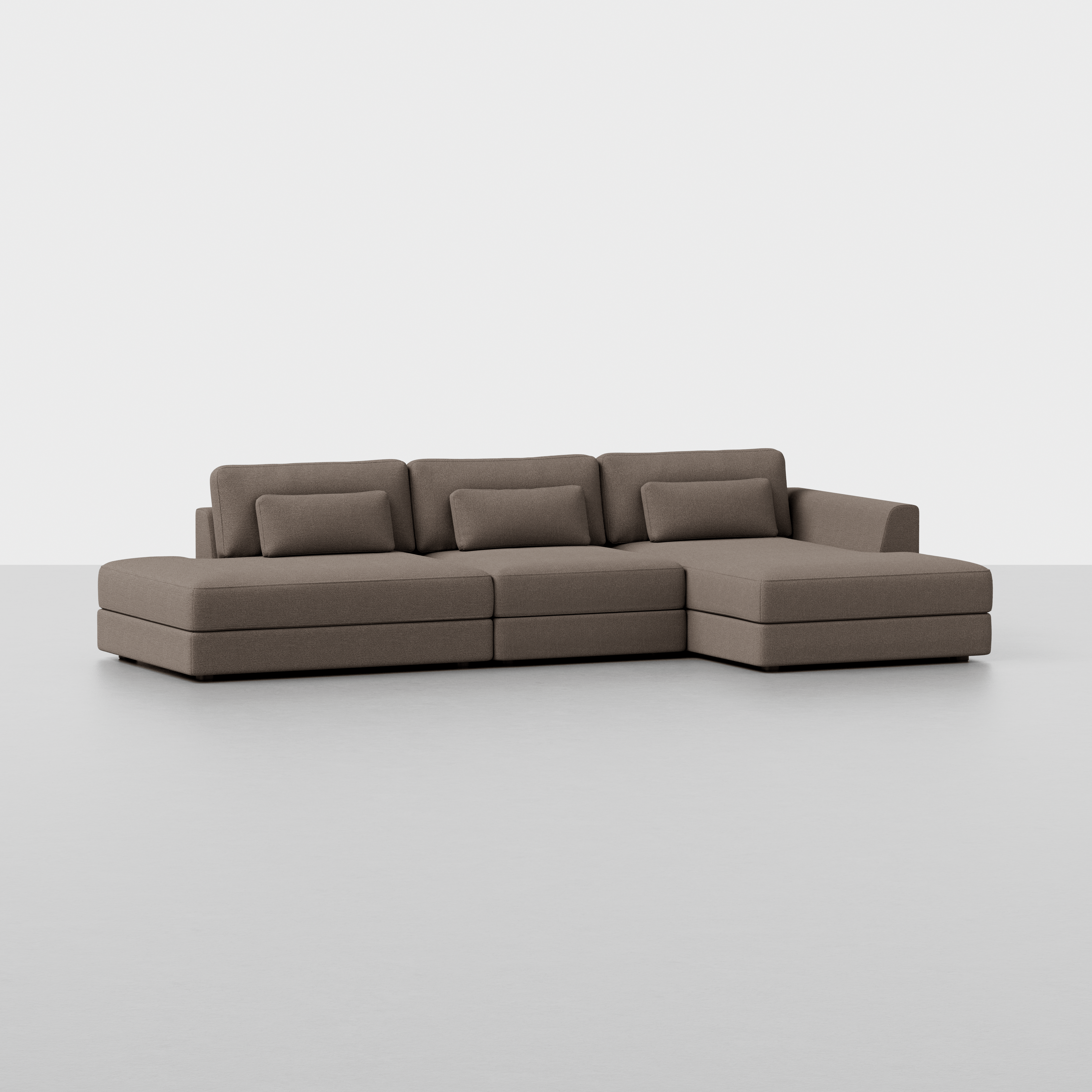 Mocha / Right Arm Chaise