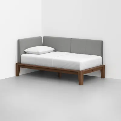 Heathered Grey / Walnut