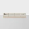 Essential Modular Sofa - 4 Seat / Ivory / Natural - 1