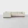 Essential L Sectional - Ivory / Grey - 1
