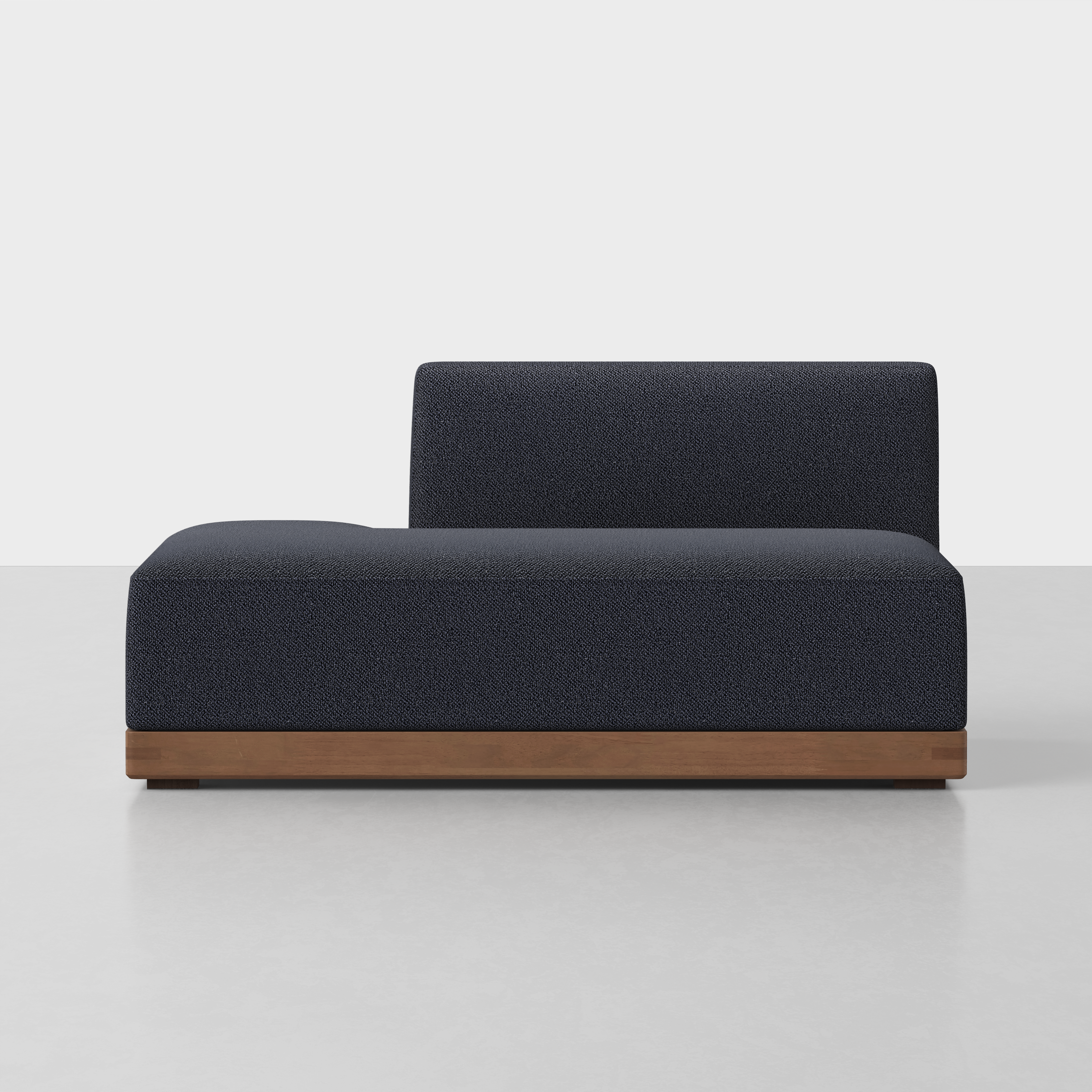 Dark Navy / Walnut / Left Arm Island