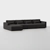 Signature Storage Sectional (4 Seat / Carbon) - Front
