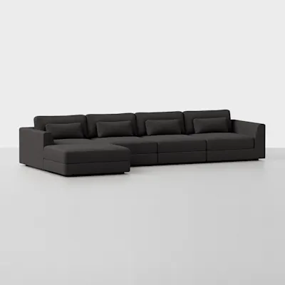 Carbon / 4 Seat + Ottoman