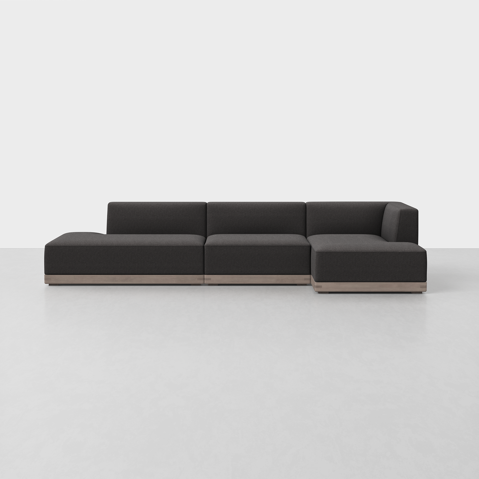 Carbon / Grey / Right Arm Chaise