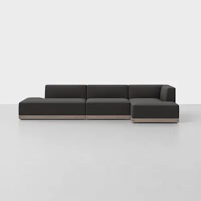 Carbon / Grey / Right Arm Chaise