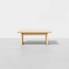 Pillar Coffee Table - Square / Natural - 1