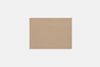 A single square sheet of plain brown paper centered on a white background.