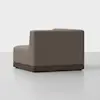 Essential Sectional Module (Corner / Mocha / Espresso) - Back Angled