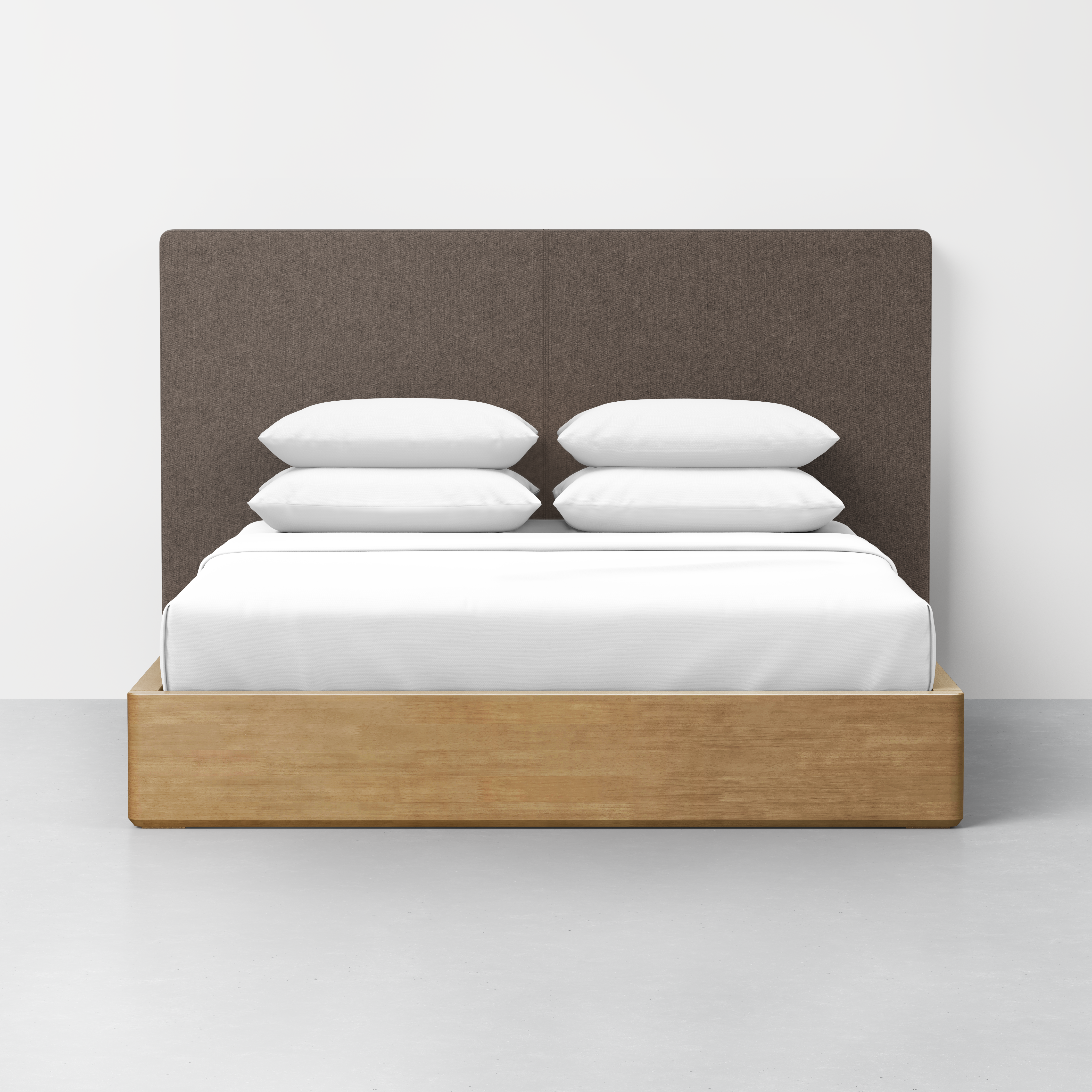 King / Heathered Mocha / Oak