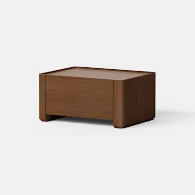 Walnut / Individual / 1 Drawer