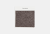 A square swatch of brown fabric with slightly rough texture and zigzag-cut edges, displayed on a plain white background.