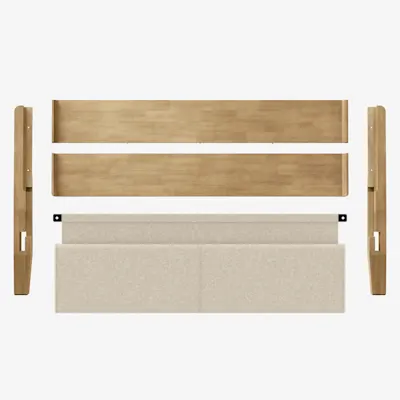 Full / Heathered Oatmeal / Oak