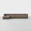 Essential Modular Sofa - 4 Seat + Ottoman / Mocha / Espresso - 1