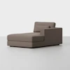 Signature Sectional Modules - Right Arm Chaise / Mocha - 1