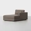 Signature Sectional Modules - Right Arm Chaise / Mocha - 2