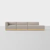Essential Island Sofa - 3 Piece Right Arm Island / Natural / Natural - 1