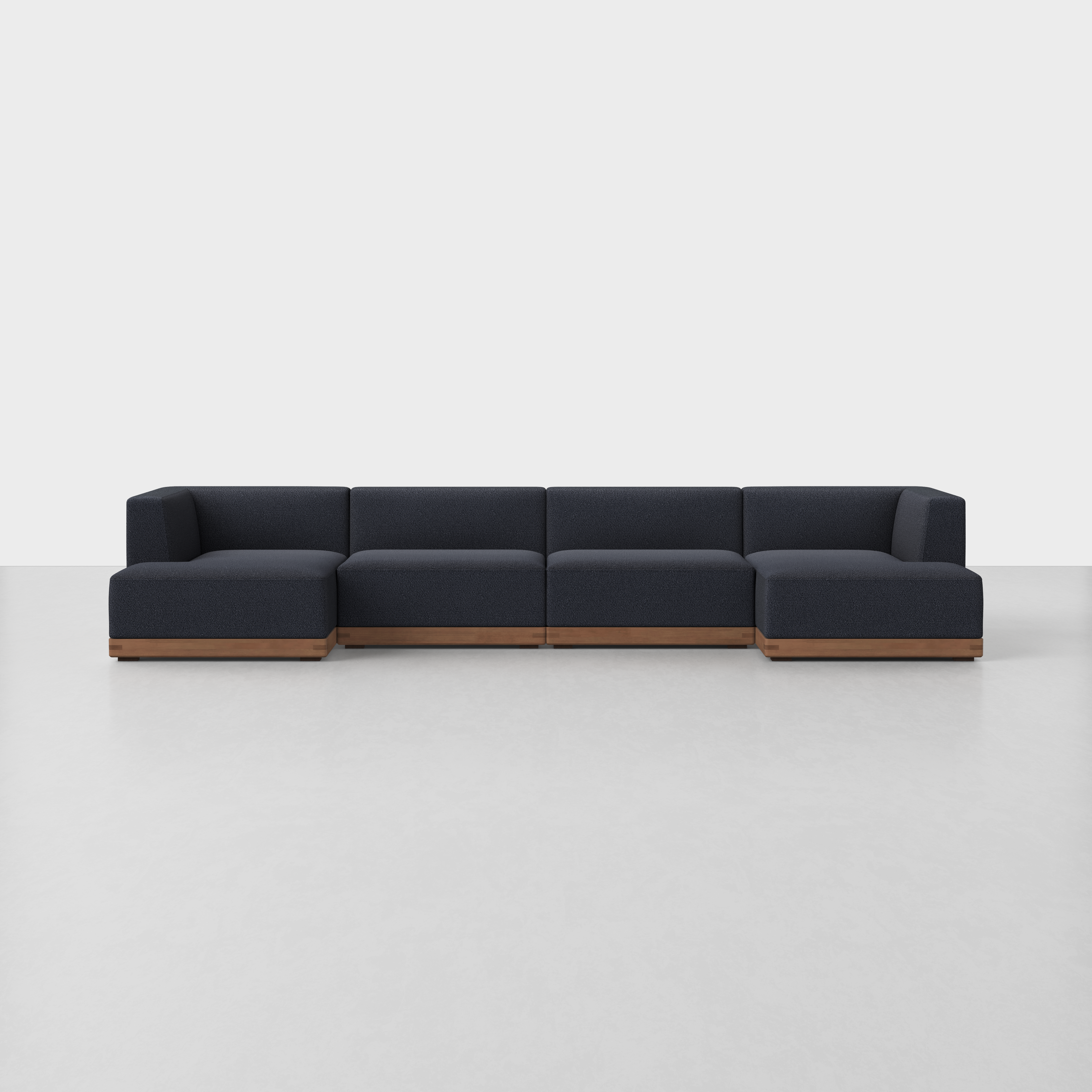 Dark Navy / Walnut