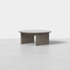 Pillar Coffee Table - Round / Grey - 1