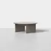 Pillar Coffee Table - Round / Grey - 2