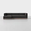 Essential Chaise Sectional - Left Arm Chaise / Carbon / Grey - 1