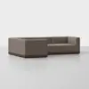 Essential L Sectional - Mocha / Espresso - 2