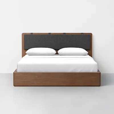 Queen / Heathered Charcoal / Walnut
