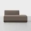Essential Sectional Module (Right Arm Island / Mocha / Espresso) - Front