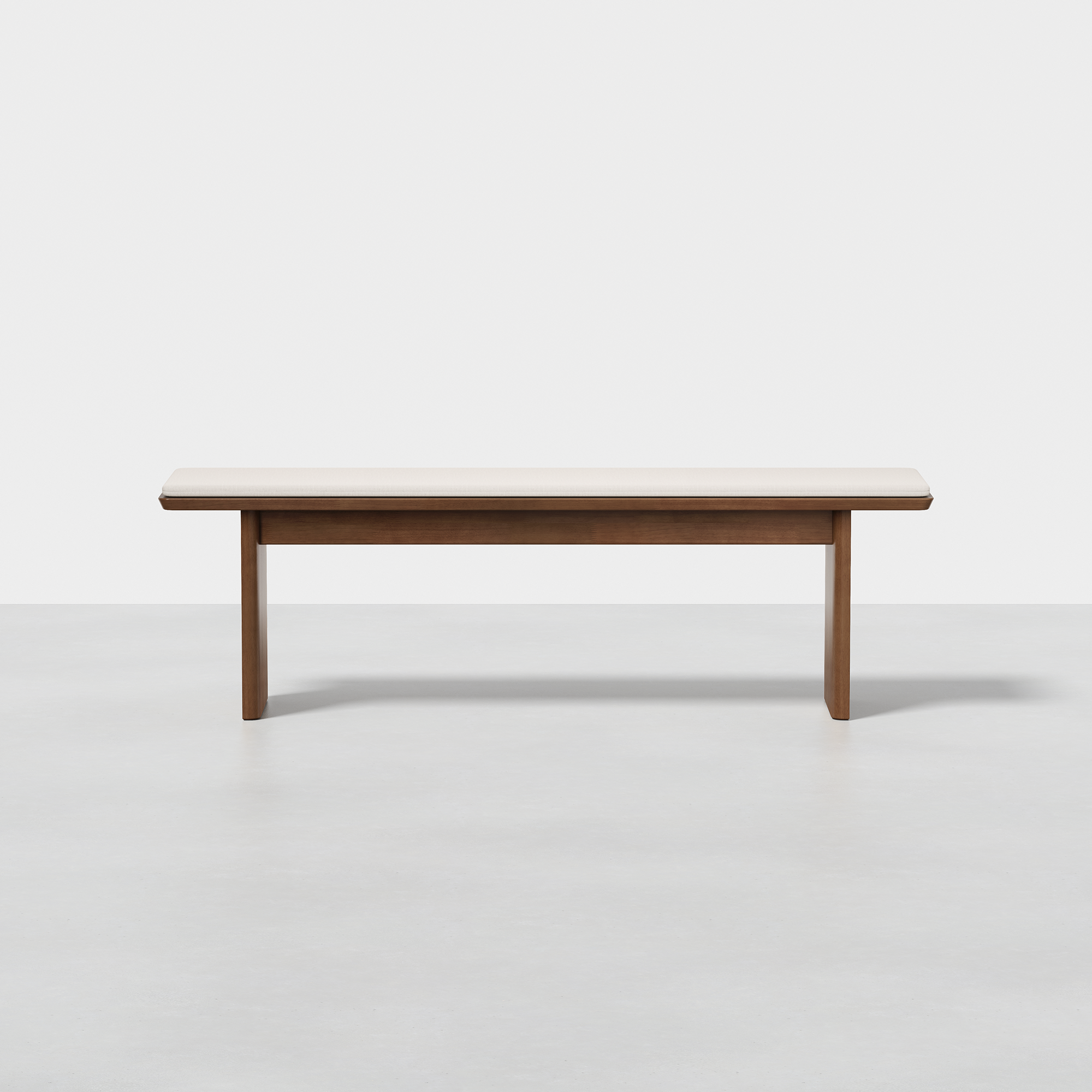 60" / Alabaster / Walnut