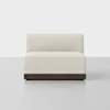 Essential Sectional Module (Armless / Ivory / Espresso) - Front