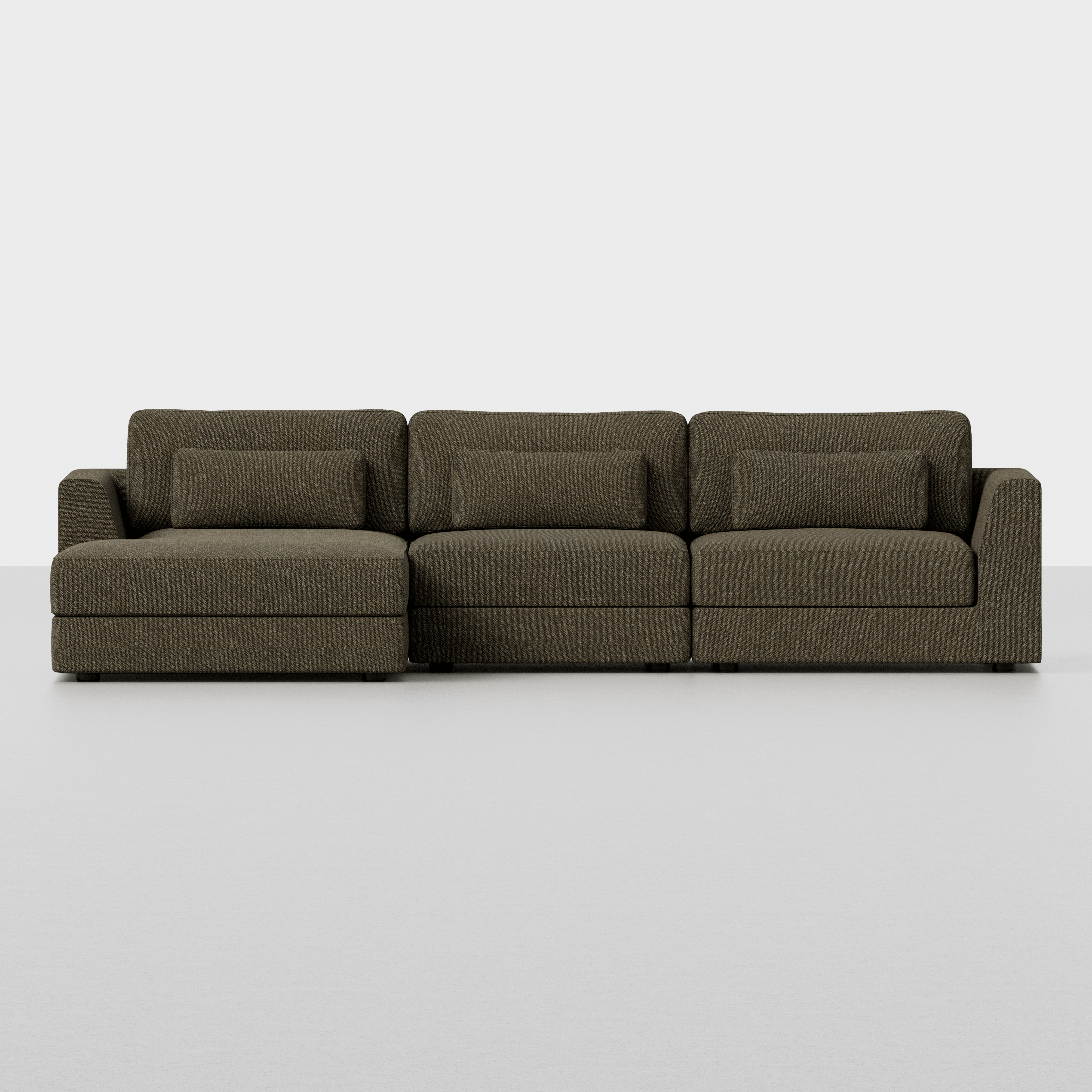 Dark Olive / Left Arm Chaise