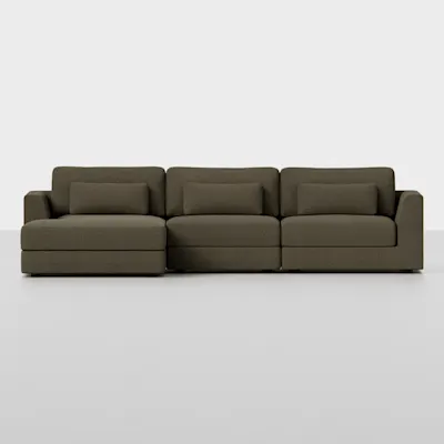 Dark Olive / Left Arm Chaise