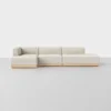 Essential Island Chaise Sectional - Left Arm Chaise / Ivory / Natural - 1