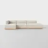 Essential Island Chaise Sectional - Left Arm Chaise / Ivory / Natural - 1