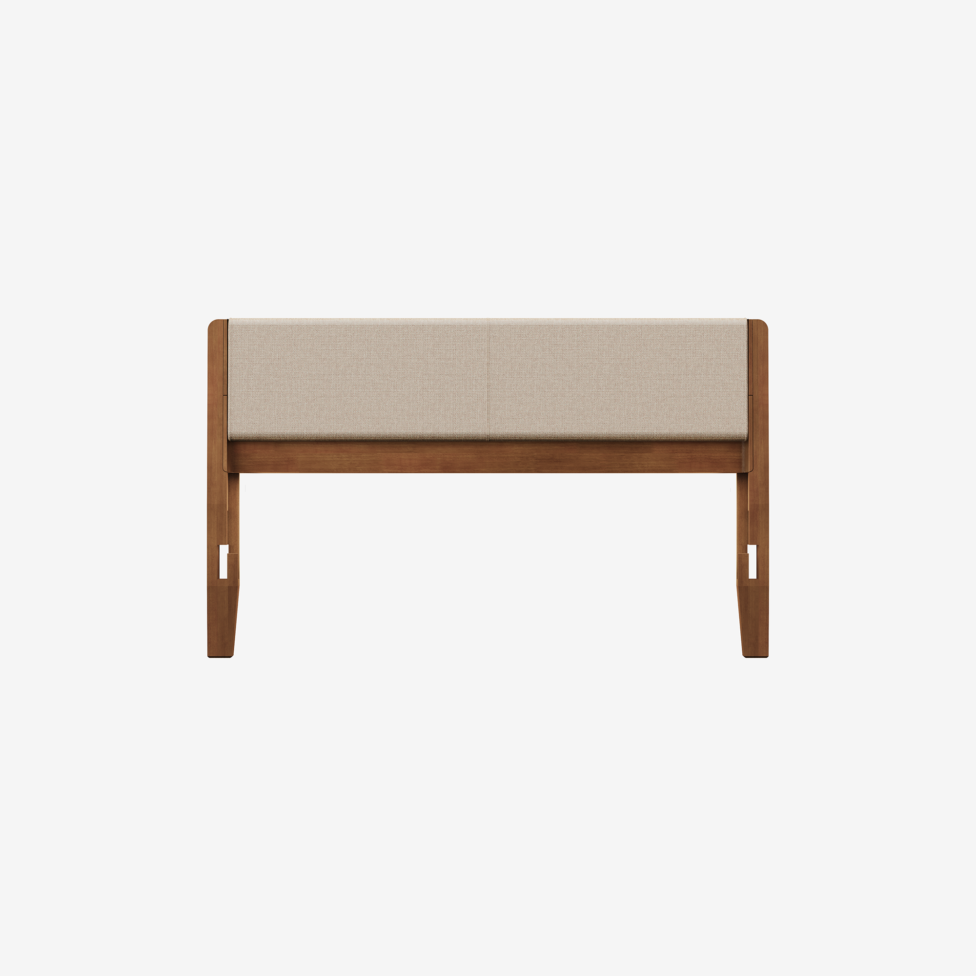 Walnut King Classic Headboard Classic Headboard with Cushion Upgrades