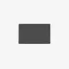 A rectangular, dark gray felt object is centered on a plain white background. It has a minimalist, flat design with clean edges.