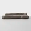 Essential Island Chaise Sectional - Right Arm Chaise / Mocha / Espresso - 2