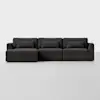 Signature Storage Sectional (3 Seat / Carbon) - Front