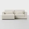 Signature Storage Sectional (2 Seat / Ivory) - Front