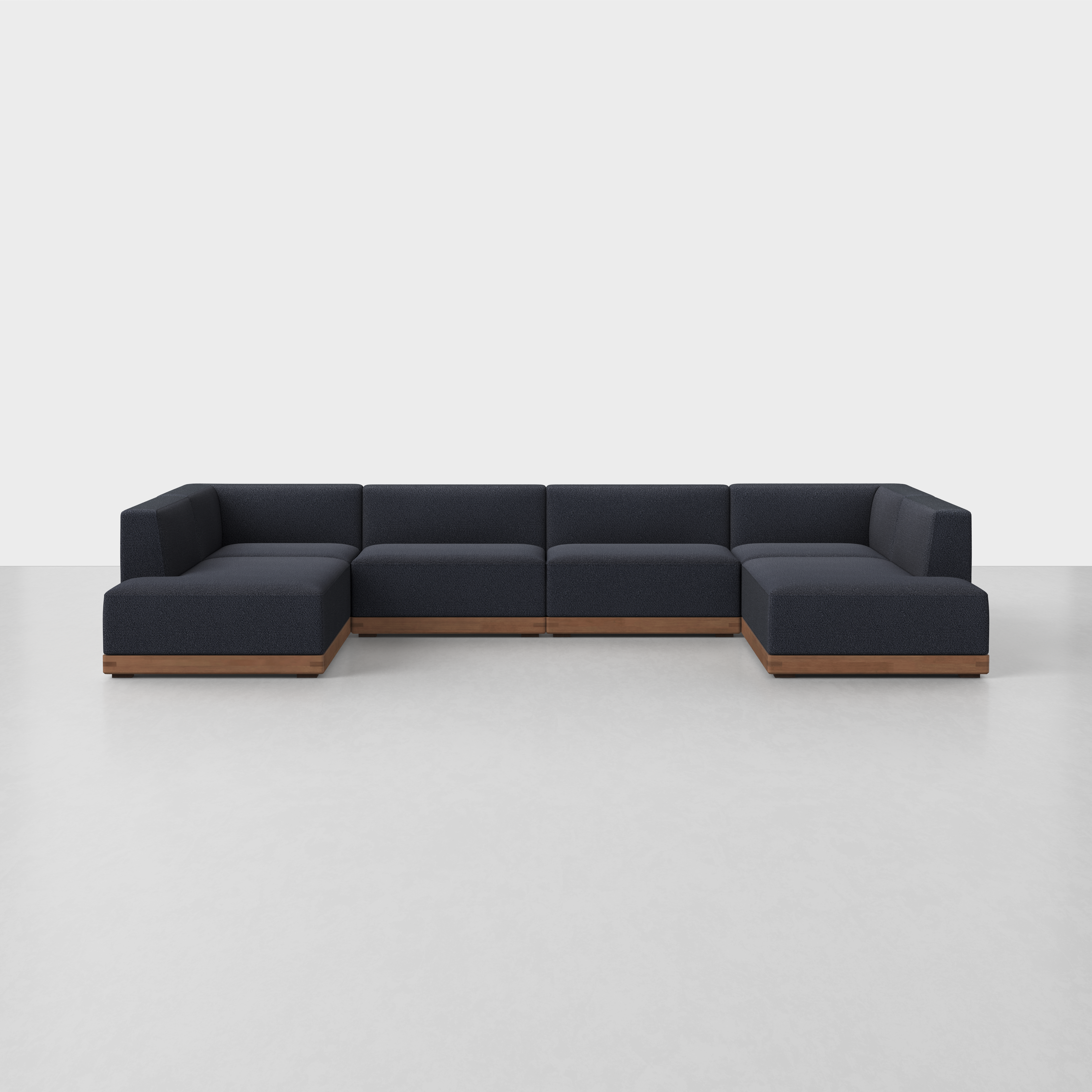 Dark Navy / Walnut