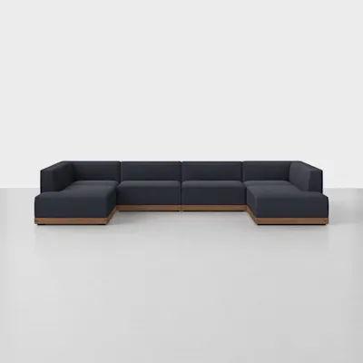Dark Navy / Walnut