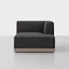 Essential Sectional Module (Right Arm Chaise / Carbon / Grey) - Front