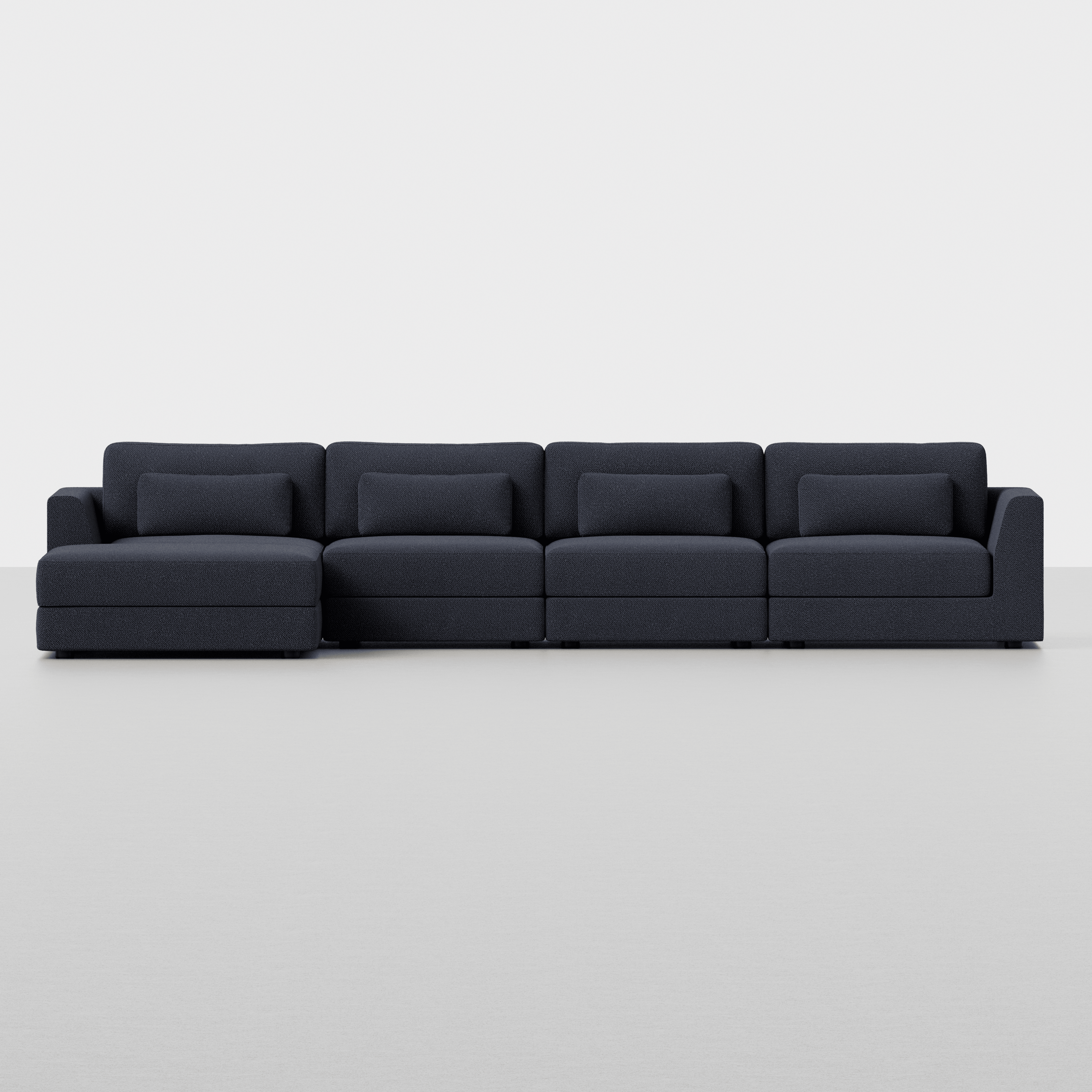 Dark Navy / 4 Seat + Ottoman