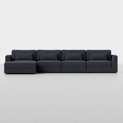 Dark Navy / 4 Seat + Ottoman