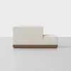 Essential Chaise Sectional - Left Arm Chaise / Ivory / Walnut - 4