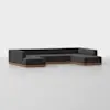 Essential U Sectional - Carbon / Walnut - 2