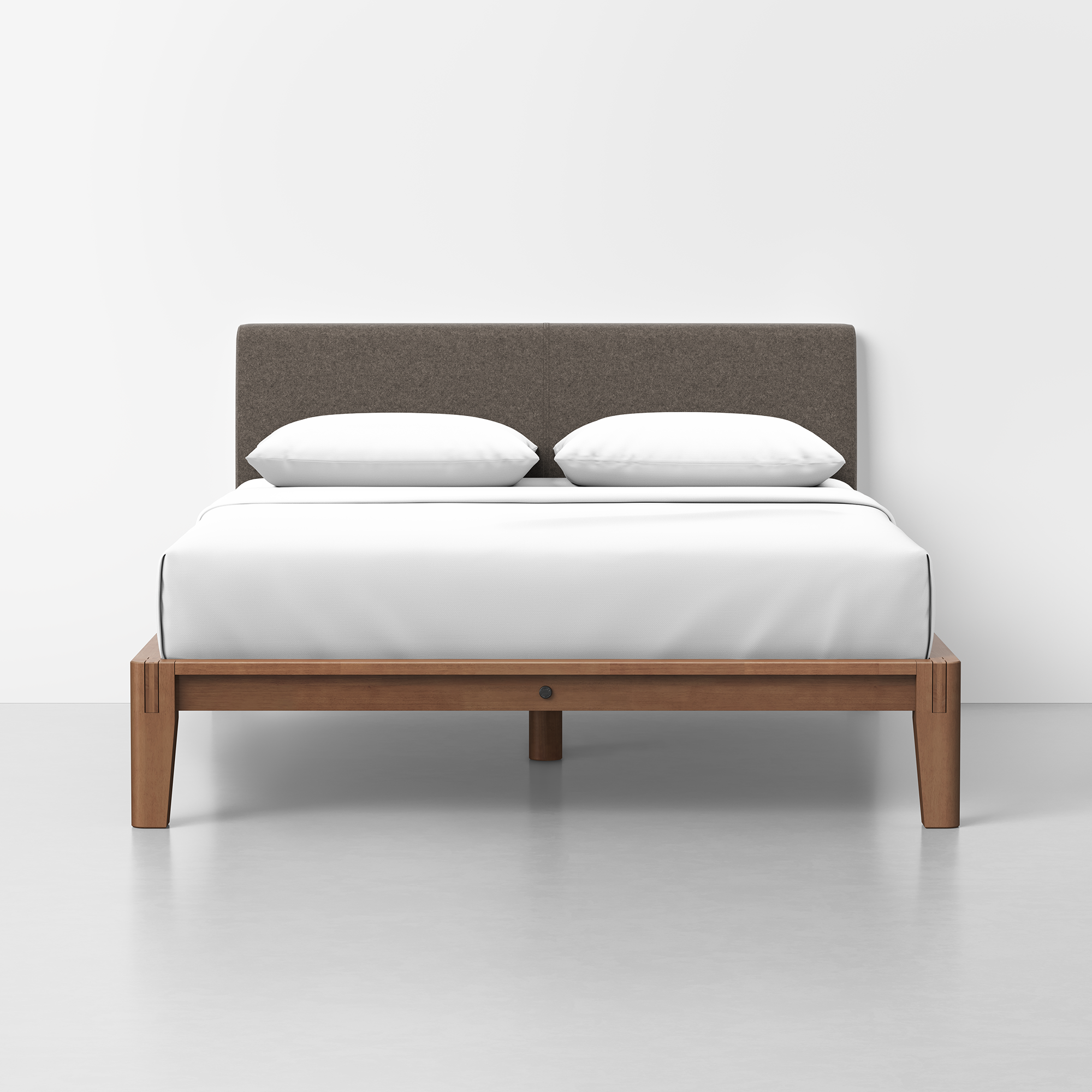 Queen / Heathered Mocha / Walnut