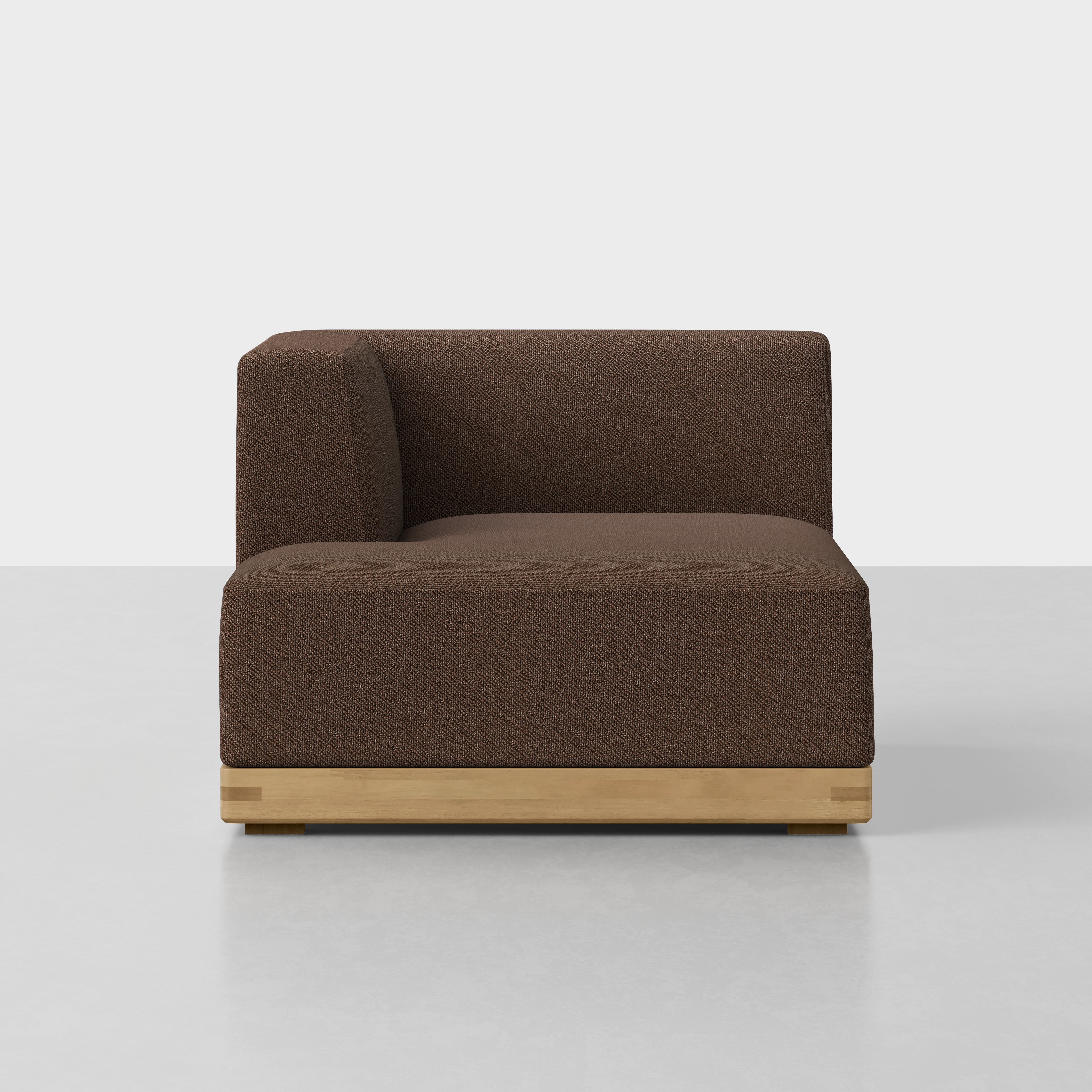 Tobacco / Oak / Left Arm Chaise
