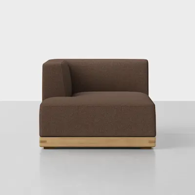 Tobacco / Oak / Left Arm Chaise