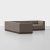 Essential Corner Sectional - Mocha / Espresso - 1